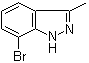 结构式 CAS# 1159511-75-7, 7-溴-3-甲基-1H-吲唑