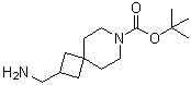 structure of CAS# 1160247-15-3, 2-(Aminomethyl)-7-azaspiro[3.5]nonane-7-carboxylic acid 1,1-dimethylethyl ester