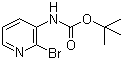 结构式 CAS# 116026-98-3, (2-溴吡啶-3-基)氨基甲酸叔丁酯