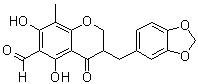 结构式 CAS# 116291-82-8, 6-甲酰基-异沿阶草酮 A
