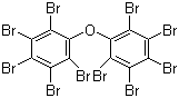 structure of CAS# 1163-19-5, Decabromodiphenyl oxide;1,1'-Oxybis(2,3,4,5,6-pentabromobenzene)