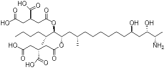 structure of CAS# 116355-84-1, Fumonisin B2