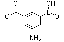 structure of CAS# 116378-40-6, 3-Amino-5-carboxylphenylboronic acid;(3-Amino-5-carboxylphenyl)boronic acid