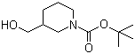 structure of CAS# 116574-71-1, N-Boc-piperidine-3-methanol;N-Boc-3-(hydroxymethyl)piperidine; tert-Butyl 3-(hydroxymethyl)piperidine-1-carboxylate