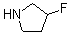 结构式 CAS# 116574-74-4, 3-氟吡咯烷