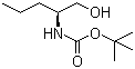 structure of CAS# 116611-55-3, N-[(1S)-1-(Hydroxymethyl)butyl]carbamic acid tert-butyl ester;[(1S)-1-(Hydroxymethyl)butyl]carbamic acid 1,1-dimethylethyl ester; (S)-[1-(Hydroxymethyl)butyl]carbamic acid 1,1-dimethylethyl ester; (1S)-N-(tert-Butoxycarbonyl)-1-propyl-2-hydroxyethylamine