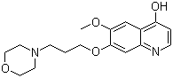 structure of CAS# 1167053-13-5, 6-Methoxy-7-[3-(4-morpholinyl)propoxy]-4-quinolinol