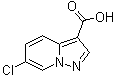 结构式 CAS# 1167055-29-9, 6-氯吡唑并[1,5-a]吡啶-3-羧酸