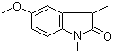 structure of CAS# 116707-99-4, 5-Methoxy-1,3-dimethyl-2-indolinone;1,3-Dihydro-5-methoxy-1,3-dimethyl-2H-indol-2-one