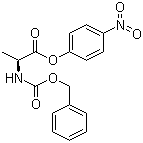 N-(Benzyloxycarbonyl)-L-alanine-4-nitrophenyl ester molecular structure (CAS 1168-87-2)