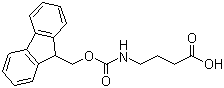 结构式 CAS# 116821-47-7, 4-(芴甲氧羰基氨基)丁酸