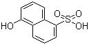 结构式 CAS# 117-59-9, 1-萘酚-5-磺酸; L 酸
