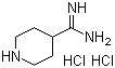 structure of CAS# 1170937-23-1, Piperidine-4-carboximidamide dihydrochloride