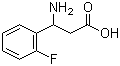 structure of CAS# 117391-49-8, 3-Amino-3-(2-fluorophenyl)propanoic acid