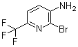 结构式 CAS# 117519-16-1, 2-溴-6-(三氟甲基)-3-吡啶胺