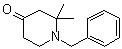 1-Benzyl-2,2-dimethylpiperidin-4-one molecular structure (CAS 117623-46-8)