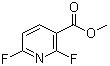 结构式 CAS# 117671-02-0, 2,6-二氟烟酸甲酯