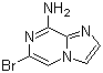 结构式 CAS# 117718-84-0, 6-溴咪唑并[1,2-a]吡嗪-8-胺