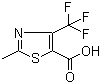2-Methyl-4-trifluoromethylthiazole-5-carboxylic acid molecular structure (CAS 117724-63-7)