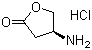 结构式 CAS# 117752-82-6, (S)-4-氨基二氢-2(3H)-呋喃酮盐酸盐