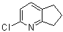 structure of CAS# 117890-55-8, 2-Chloro-6,7-dihydro-5H-cyclopenta[b]pyridine;2-Chloro-6,7-dihydro-5H-1-pyrindine
