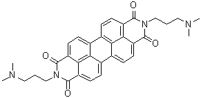 2,9-Bis[3-(dimethylamino)propyl]anthra[2,1,9-def:6,5,10-d'e'f']diisoquinoline-1,3,8,10(2H,9H)-tetrone molecular structure (CAS 117901-97-0)