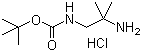 structure of CAS# 1179361-35-3, 1-N-Boc-2-methylpropane-1,2-diamine
