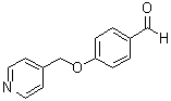 structure of CAS# 118001-73-3, 4-(4-Pyridinylmethoxy)benzaldehyde