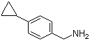 structure of CAS# 118184-67-1, 4-Cyclopropylbenzylamine;4-Cyclopropylbenzenemethanamine; p-Cyclopropylbenzylamine
