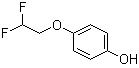 结构式 CAS# 1183003-98-6, 4-(2,2-二氟乙氧基)苯酚