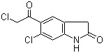 structure of CAS# 118307-04-3, 5-Chloroacetyl-6-chloro-1,3-dihydro-2H-indole-2-one;5-Chloroacetyl-6-chlorooxindole