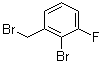 structure of CAS# 1184918-22-6, 2-Bromo-3-fluorobenzyl bromide;2-Bromo-1-(bromomethyl)-3-fluorobenzene