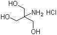 structure of CAS# 1185-53-1, Tris(hydroxymethyl)aminomethane hydrochloride;2-Amino-2-(hydroxymethyl)-1,3-propanediol hydrochloride; Tromethane hydrochloride; Trizma hydrochloride