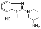 结构式 CAS# 1185311-18-5, 1-(1-甲基-1H-苯并咪唑-2-基)-3-哌啶胺盐酸盐
