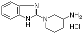 结构式 CAS# 1185319-17-8, 1-(1H-苯并咪唑-2-基)-3-哌啶胺盐酸盐
