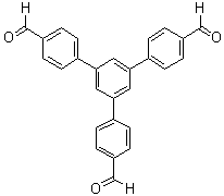 结构式 CAS# 118688-53-2, 1,3,5-三(4-甲酰基苯基)苯