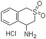 结构式 CAS# 1187830-61-0, 4H-氨基-1,3-二氢-2-苯并噻喃 2,2-二氧化物盐酸盐