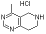 structure of CAS# 1187830-73-4, 5,6,7,8-Tetrahydro-4-methylpyrido[4,3-d]pyrimidine hydrochloride