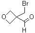 3-(Bromomethyl)-3-oxetanecarboxaldehyde molecular structure (CAS 1188264-39-2)