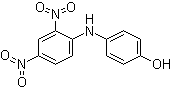 结构式 CAS# 119-15-3, 4-(2,4-二硝基苯胺基)苯酚