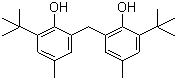 2,2'-Methylenebis(6-tert-butyl-4-methylphenol) molecular structure (CAS 119-47-1)