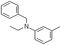 structure of CAS# 119-94-8, Ethylbenzyltoluidine;N-Benzyl-N-ethyl-m-toluidine; N-Ethyl-N-(3-methyl phenyl)-benzenemethanamine