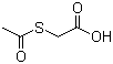 结构式 CAS# 1190-93-8, 2-(乙酰基硫基)乙酸