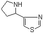 structure of CAS# 1190702-11-4, 4-(Pyrrolidin-2-yl)thiazole