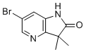 structure of CAS# 1190862-33-9, 6-Bromo-3,3-dimethyl-1H,2H,3H-pyrrolo[3,2-b]pyridin-2-one