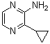结构式 CAS# 1190969-76-6, 3-环丙基-2-吡嗪胺