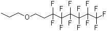结构式 CAS# 1193010-01-3, 1,1,1,2,2,3,3,4,4,5,5,6,6-十三氟-8-(丙氧基)辛烷