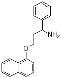 结构式 CAS# 119357-34-5, alpha-[2-(1-萘基氧基)乙基]苯甲胺