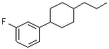 结构式 CAS# 119511-09-0, 1-氟-3-(4-丙基环己基)苯