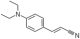 结构式 CAS# 119516-33-5, 反式-4-(二乙基氨基)肉桂腈